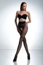 Amour Lolita Beige Open Crotch Pantyhose 30 DEN